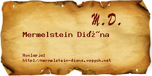 Mermelstein Diána névjegykártya